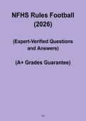 NFHS Rules Football PDF &ndash; Complete Study Guide & Exam Prep