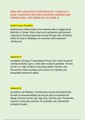 NURS 5315&colon; ADVANCED PATHOPHYSIOLOGY GI MODULE 9&comma;  EXAM 5 QUESTIONS WITH 100&percnt; DEFINITIVE ANSWERS AND  UPDATED 2026 &sol; 2027 DOWNLOAD TO SCORE A&plus;