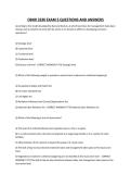 OBHR 3330 EXAM 5 QUESTIONS AND ANSWERS
