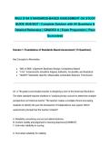 WGU D184 STANDARDS-BASED ASSESSMENT OA STUDY GUIDE 2026&sol;2027 &vert; Complete Solution with 85 Questions & Detailed Rationales &vert; GRADED A &vert; Exam Preparation &vert; Pass Guaranteed