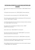 SECTION 609 AUTOMOTIVE AC QUIZ EXAM QUESTIONS AND ANSWERS&period;