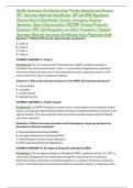 HazMat Awareness Certification Exam Practice Questions and Answers PDF &vert; Hazardous Materials Identification&comma; DOT and OSHA Regulations&comma; Chemical Hazard Classification Systems&comma; Emergency Response Awareness&comma; Hazard Communication &lpar;HAZCOM&rpar;&comma; Personal Protective