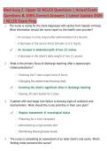 Med-Surg 2&colon; Upper GI NCLEX Questions &vert; Actual Exam  Questions & 100&percnt; Correct Answers &vert; Latest Update 2026  &vert; NCLEX Exam Prep