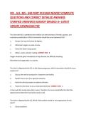 Neurological Disorders Nursing Exam &ndash; ALS&comma; Multiple Sclerosis&comma; Guillain-Barr&eacute; Syndrome Practice Questions with Verified Answers