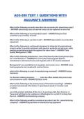 ACC-350 TEST 1 QUESTIONS WITH ACCURATE ANSWERS