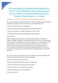 ATI FUNDAMENTALS FOR NURSING EDITION 11&period;0 ACTUAL EXAM 2026&sol;2027 Well Sorted Questions and Answers &vert; Graded A&plus; Complete Questions and Answers Graded A&plus; Pass Guaranteed - A&plus; Graded