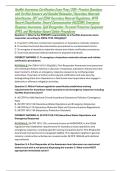 HazMat Awareness Certification Exam Prep &vert; 200&plus; Practice Questions with Verified Answers and Detailed Rationales &vert; Hazardous Materials Identification&comma; DOT and OSHA Hazardous Material Regulations&comma; NFPA Hazard Classification&comma; Hazard Communication &lpar;HAZCOM&rpar;&comma; 