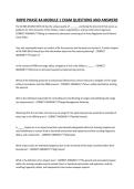 ROPD PHASE 4A MODULE 1 EXAM QUESTIONS AND ANSWERS