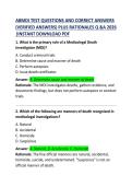 ABMDI Test Questions and Correct Answers