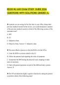 REGIS NU 650 EXAM STUDY GUIDE 2026 QUESTIONS WITH SOLUTIONS GRADED A&plus;