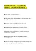 REGIS NU 650 FULL QUESTIONS AND CORRECT ANSWERS 2026 GRADED A&plus;