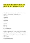 REGIS NU 650 PRACTICE EXAM PAPER 2026 QUESTIONS WITH ANSWERS GRADED A&plus;