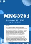 MNG3701 Assignment 1 2026 - Distinction &vert; Due 4 September 2026