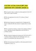 S-95 FDNY ACTUAL EXAM SCRIPT 2026 QUESTIONS WITH ANSWERS GRADED A&plus;
