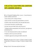 S-130 ACTUAL EXAM PAPER 2026 QUESTIONS WITH ANSWERS GRADED A&plus;