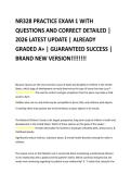 NR328 PRACTICE EXAM 1 WITH  QUESTIONS AND CORRECT DETAILED &vert;  2026 LATEST UPDATE &vert; ALREADY  GRADED A&plus; &vert; GUARANTEED SUCCESS &vert;  BRAND NEW VERSION&excl;&excl;&excl;&excl;&excl;&excl;&excl;&excl;