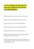 S12 FDNY SPRINKLER SYSTEMS PRACTICE EXAM 2026 QUESTIONS WITH DETAILED SOLUTIONS GRADED A&plus;
