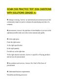 SCMN 2150 PRACTICE TEST 2026 QUESTIONS WITH SOLUTIONS GRADED A&plus;