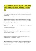 SDI COMPUTER NITROX ACTUAL EXAM PAPER  2026 QUESTIONS WITH ANSWERS GRADED  A&plus;