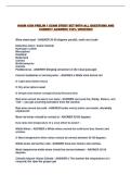 HADM 4300 PRELIM 1 EXAM STUDY SET WITH ALL QUESTIONS AND CORRECT ANSWERS 100&percnt; VERIFIED&excl;&excl;
