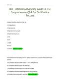 3B2 - Ultimate ABSA Study Guide C1-15 &vert;  Comprehensive Q&A For Certification  Success 