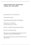 NAHRO PHM EXAM STUDY - QUESTIONS AND ANSWERS &vert; 2026 &vert; 100&percnt; CORRECT&period;