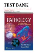 Test Bank for Rubin's Pathology&colon; Clinicopathologic Foundations of Medicine &lpar;7th Edition&rpar; &vert; Comprehensive Exam Questions with Correct Answers