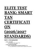 2026&sol;2027 Smart Tan Certification Elite Test Bank &vert; Exam Q&A&comma; FDA Compliance & Salon Operations Study Guide