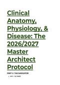 &starf; 2026&sol;2027 Elite Clinical Anatomy & Physiology Test Bank &vert; Roiger & Bullock 3rd Ed&period; &vert; UT Austin Dell Med EDGE Curriculum