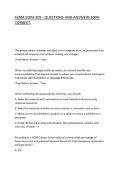 FEMA EOPA 909 - QUESTIONS AND ANSWERS 100&percnt; CORRECT&period;