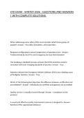 EFD EXAM - WINTER 2026 - QUESTIONS AND ANSWERS &vert; WITH COMPLETE SOLUTIONS&period;