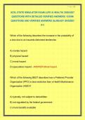 XCEL STATE SIMULATOR EXAM &lpar;LIFE & HEALTH&rpar; 2026&sol;2027 QUESTIONS WITH DETAILED VERIFIED ANSWERS &sol; EXAM QUESTIONS AND VERIFIED ANSWERS &vert;ALREADY GRADED A&plus;&vert; 