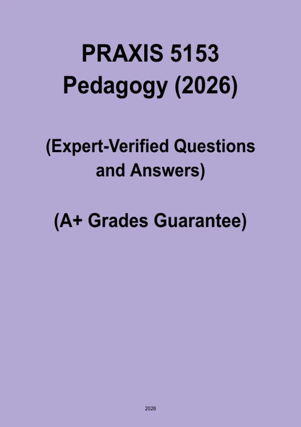 5153 PRAXIS 5153 Pedagogy Exam PDF – Complete Study Guide & Test Prep ...