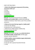  CIEMT &ndash; EMT Final Exam 1 Questions and Correct Answer