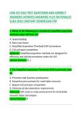 CON 237 DAU Test Questions and Correct Answers