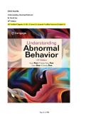 Complete Test Bank for Understanding Abnormal Behavior 10th Edition by David Sue &vert; Chapters 1&ndash;16 &vert; Exam Prep Q&A