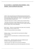 NU 325 EXAM 2 &vert; QUESTIONS AND ANSWERS &vert; 2026 UPDATE &vert; WITH COMPLETE SOLUTION&period;