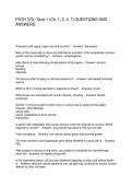 PATH 370 - Quiz 1 &lpar;Ch&period; 1&comma; 2&comma; 4&comma; 7&rpar; QUESTIONS AND ANSWERS