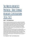 Master Architect Protocol&colon; Data Storage Associate Certification Prep Guide &lpar;2026&sol;2027&rpar; &ndash; Full Gauntlet Exam Prep & Cheat Sheets