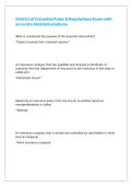 District of Columbia Rules & Regulations Exam with accurate detailed solutions