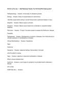 PATH 370 CH&period; 1 INTRODUCTION TO PATHOPHYSIOLOGY
