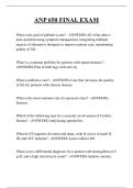 ANP 650 FINAL EXAM QUESTIONS AND ANSWERS 2026
