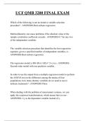 UCF QMB 3200 FINAL EXAM QUESTIONS AND ANSWERS 2026