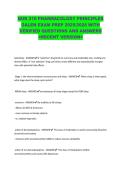 NUR 210 PHARMACOLOGY PRINCIPLES GALEN EXAM PREP 2025&sol;2026 WITH VERIFIED QUESTIONS AND ANSWERS <RECENT VERSION>