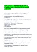 IICRC S520 - STANDARD FOR MOLD REMEDIATION EXAM QUESTIONS AND ANSWERS