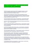 MOLD ASSESSMENT TECHNICIAN EXAM QUESTIONS AND ANSWERS