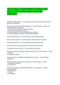 TEXAS MOLD ASSESSMENT CONSULTANT &lpar;MAC&rpar; STATE EXAM QUESTIONS AND ANSWERS