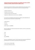 NURS 497 EXAM &num;1 PRACTICE QUESTIONS AND CORRECT DETAILED ANSWERS &lpar;VERIFIED ANSWERS&rpar; &vert;ALREADY GRADED A&plus;&vert;&vert;BRAND NEW&excl;&excl;