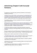 Advertising Chapter 6 with Accurate Solutions