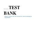 TEST BANK THEORY AND PRACTICE OF COUNSELING AND PSYCHOTHERAPY 11TH EDITION